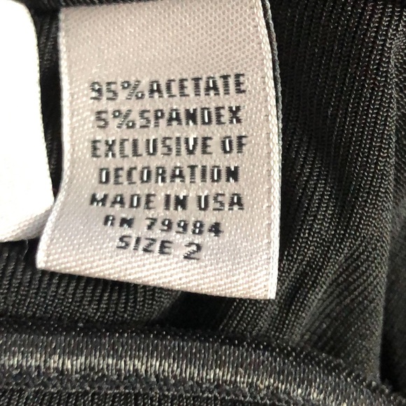 Chicos travelers black mandarin cap sleeve blouse with frog closure size 2 (M) - Picture 6 of 7